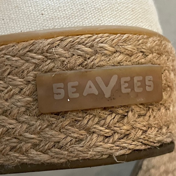 SeaVees Oceanside Espadrille High Stretch Slip-On Canvas Platform Shoes - Picture 14 of 16